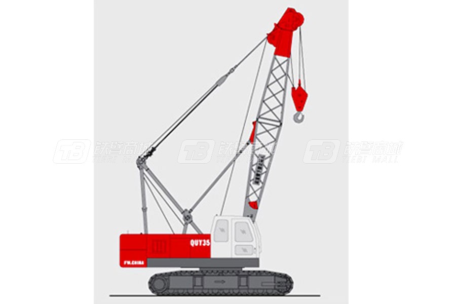 撫挖重工QUY35A液壓履帶式起重機(jī)