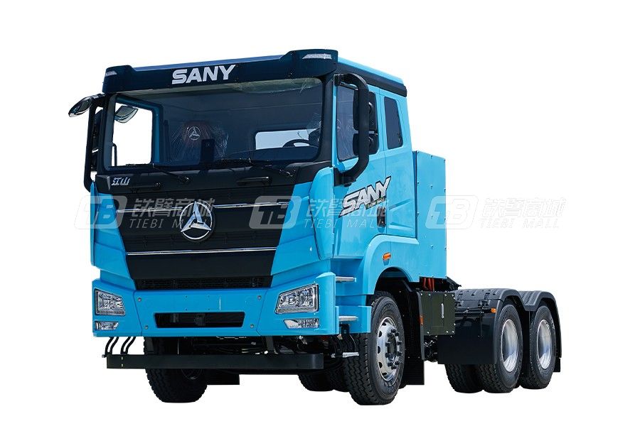 三一SYM42503SWBEV平頂復(fù)合版6X4 282充電電動牽引車